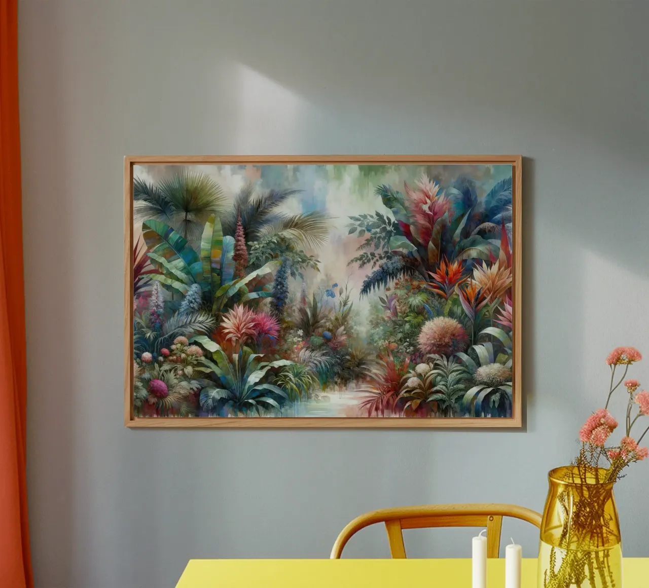 Un lussureggiante eden tropicale pannello forex da Chromatic Fusion Studio