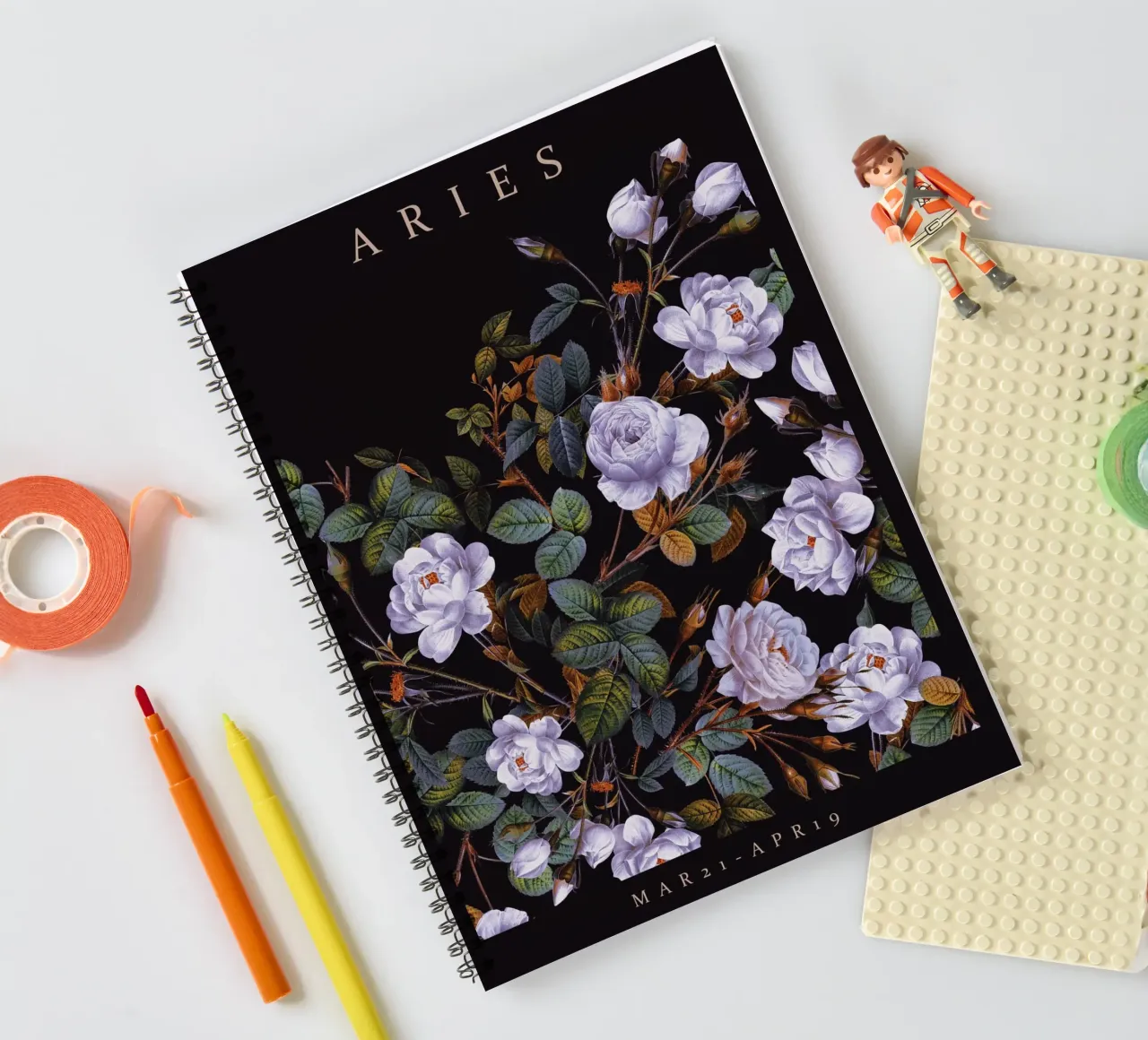 ARIES spiral notebook by burcukorkmazyurek