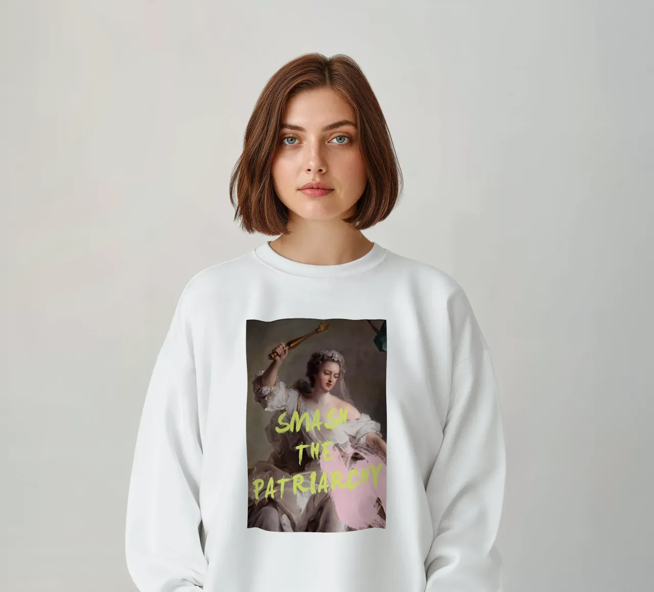 Feminist Altered Art felpa da GraceDigitalArtCo