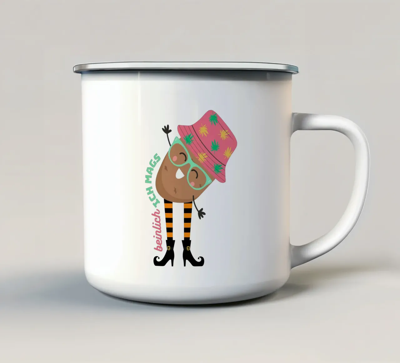 Mi piace molto tazza in smalto da fummelhummel