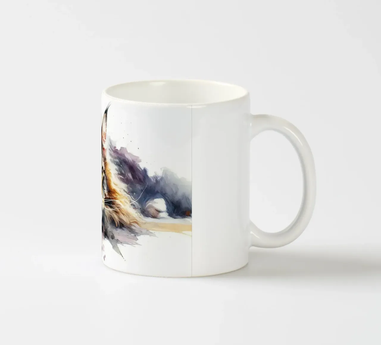 Miscele Maine Coon in Repose tazza in ceramica da Chromatic Fusion Studio