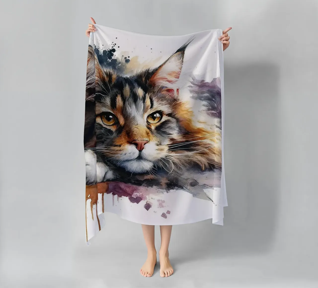 Miscele Maine Coon in Repose telo mare da Chromatic Fusion Studio