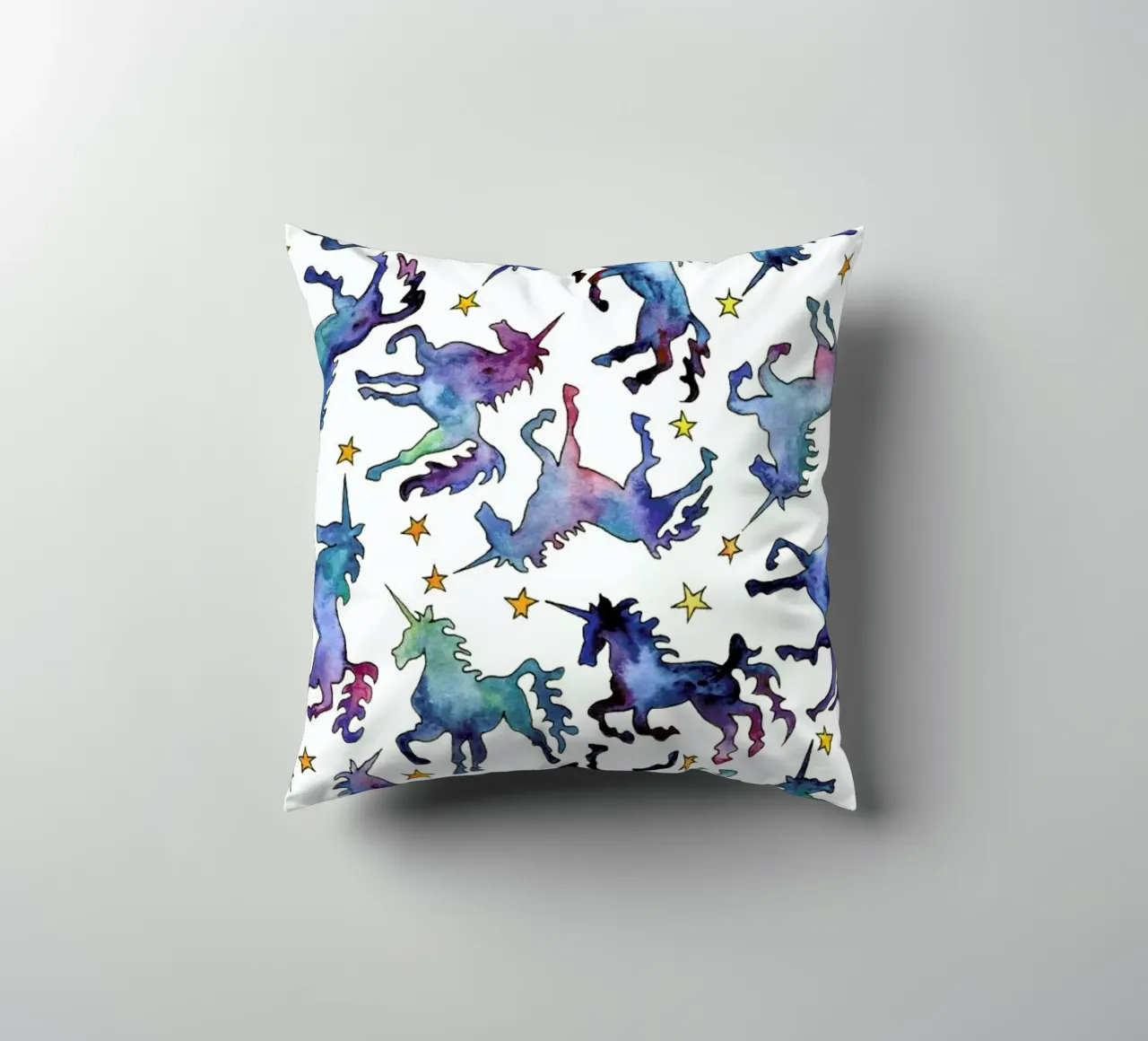 Galaxy Unicorns cuscino da KP Design