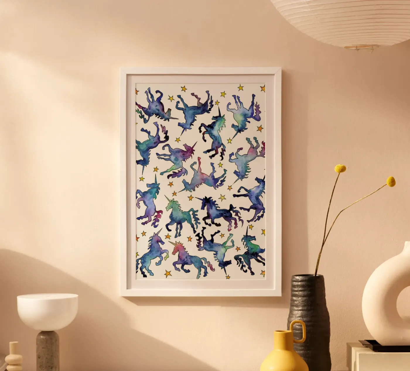 Galaxy Unicorns poster by KP Design