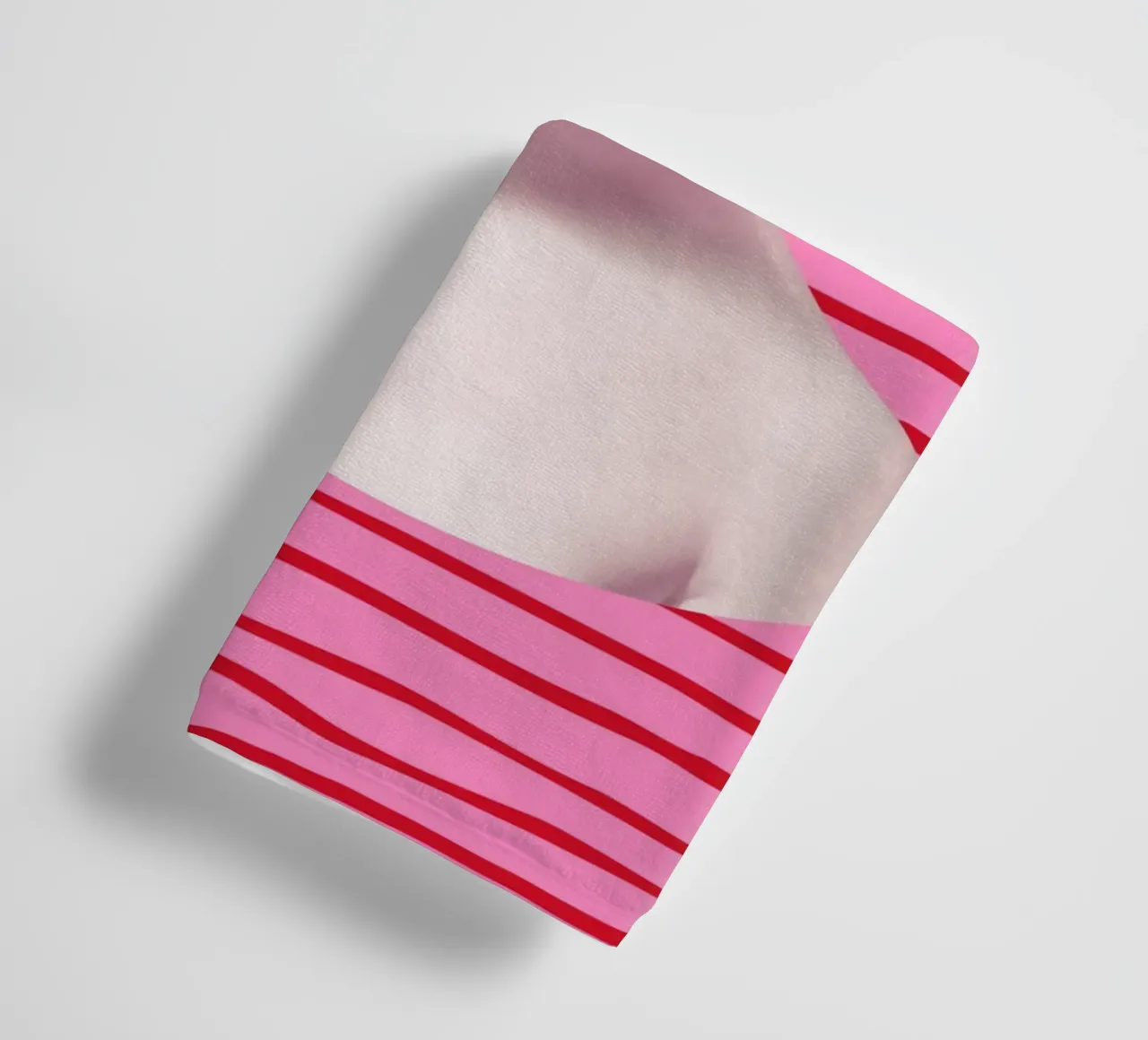 Goddess on pink and red stripes asciugamano da bagno da GraceDigitalArtCo