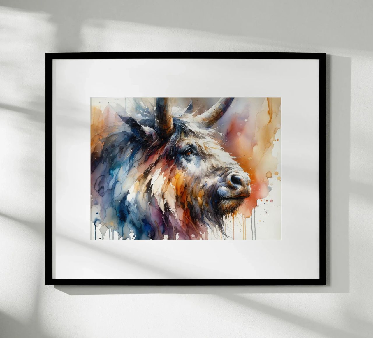Majestätisches gehörntes Biest Poster von Chromatic Fusion Studio