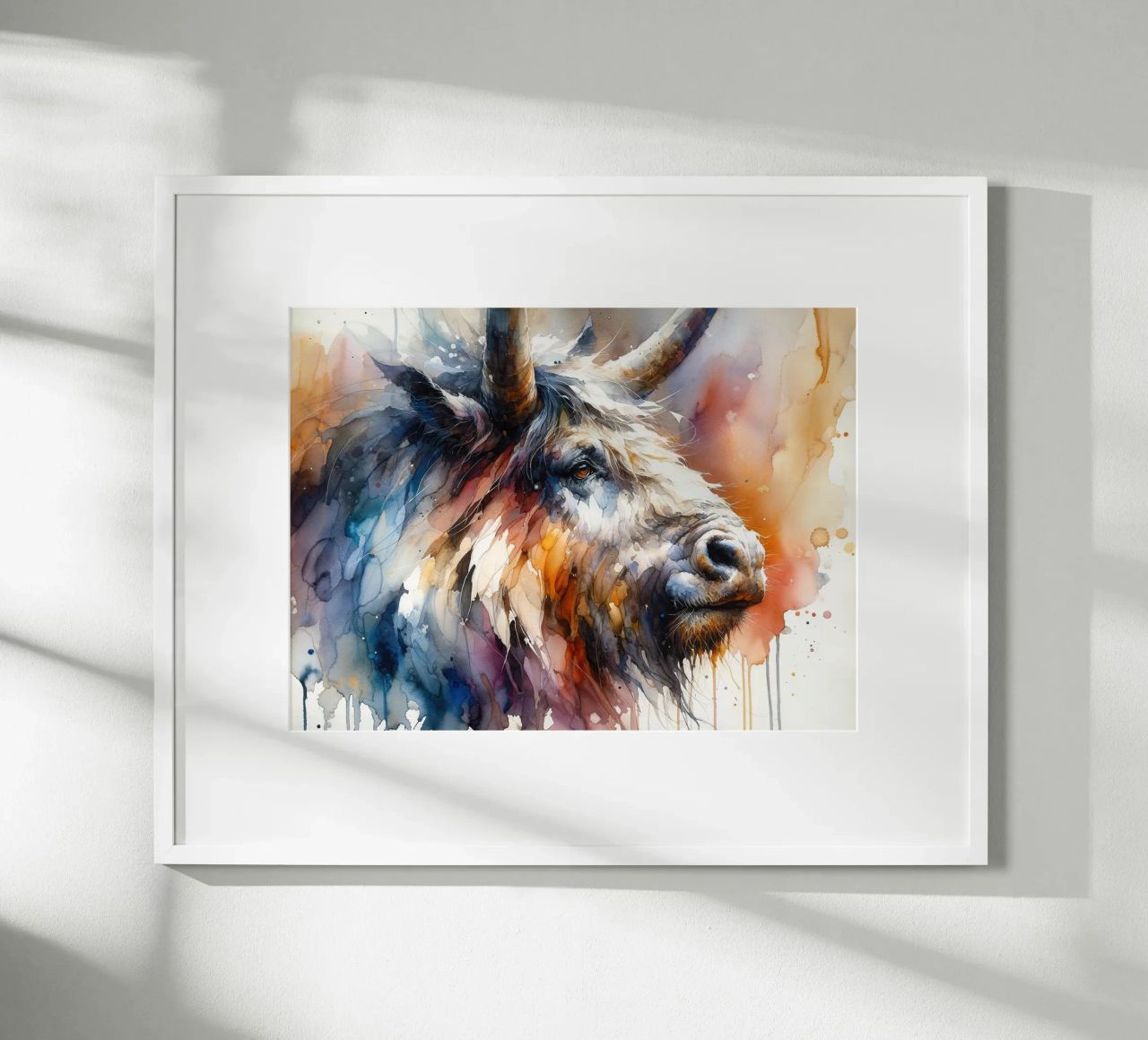 Majestätisches gehörntes Biest Poster von Chromatic Fusion Studio