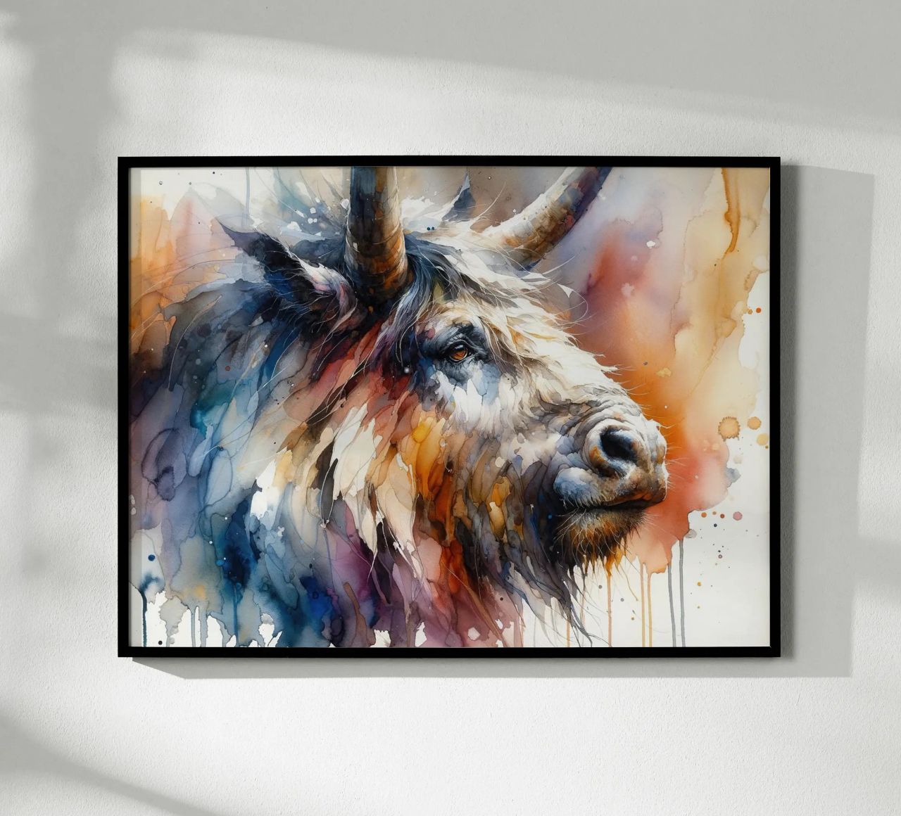 Majestätisches gehörntes Biest Poster von Chromatic Fusion Studio