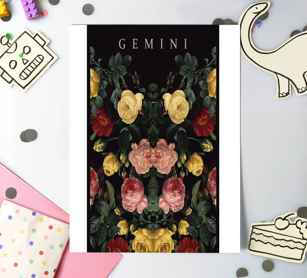 GEMINI sticker sheet by burcukorkmazyurek