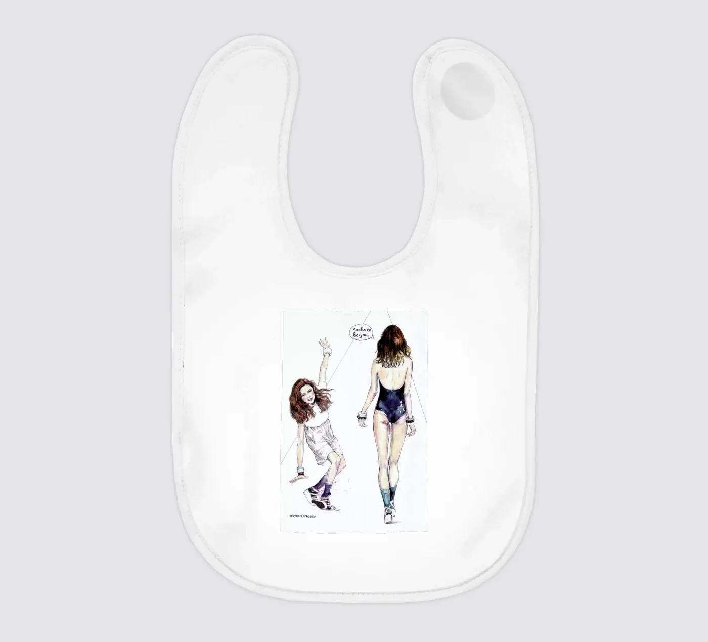 Models Falling 3 bavoir de Meegan Barnes