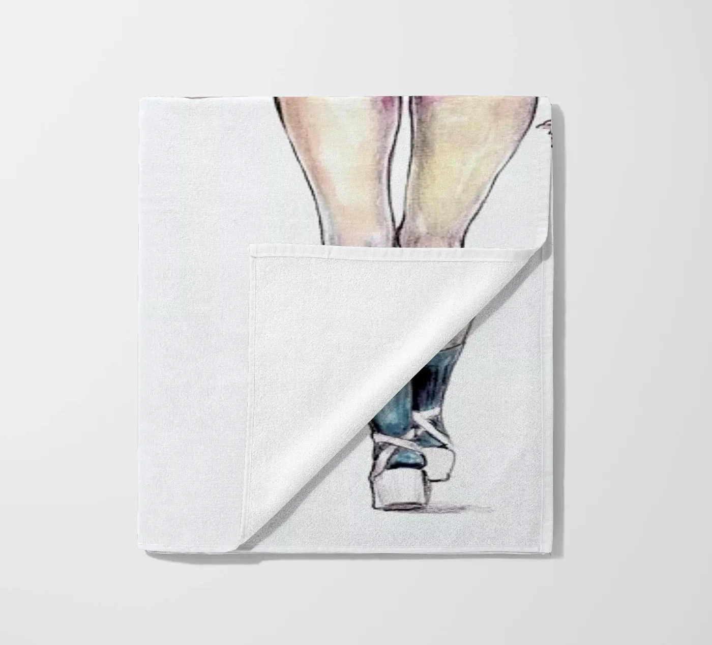 Models Falling 3 serviette de plage de Meegan Barnes