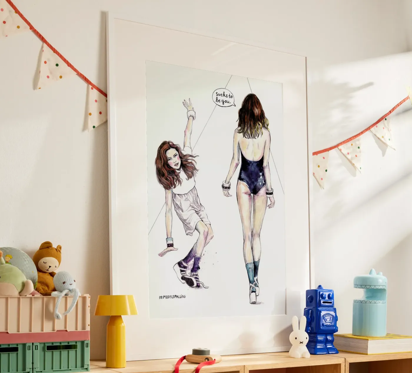 Models Falling 3 poster da Meegan Barnes