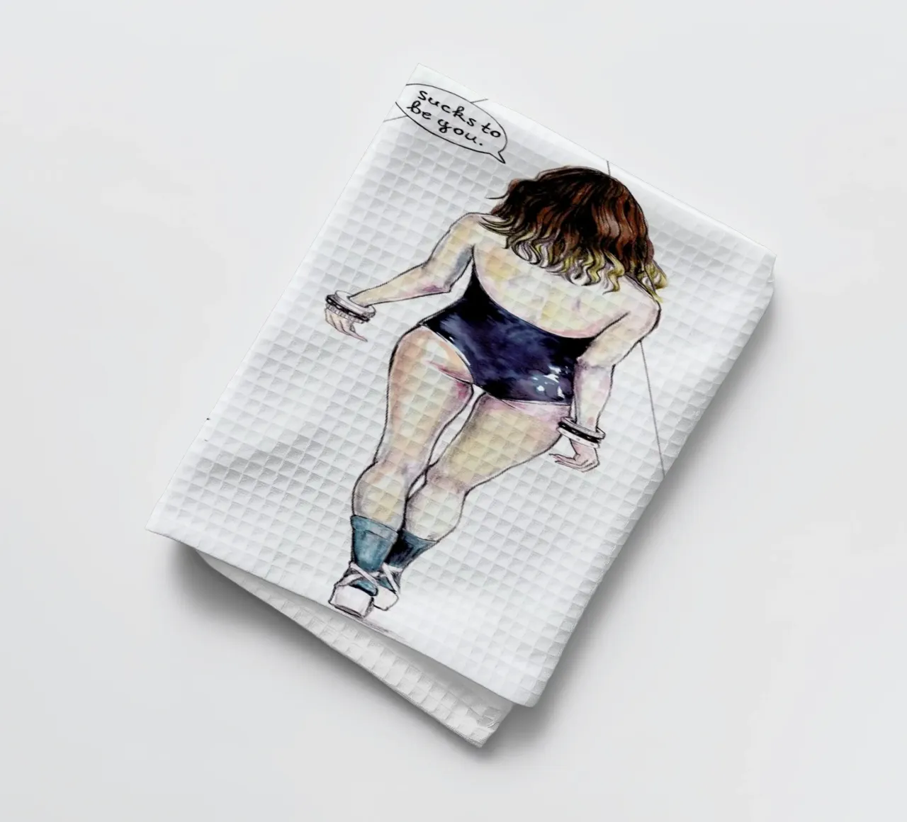 Models Falling 3 canovaccio da cucina da Meegan Barnes