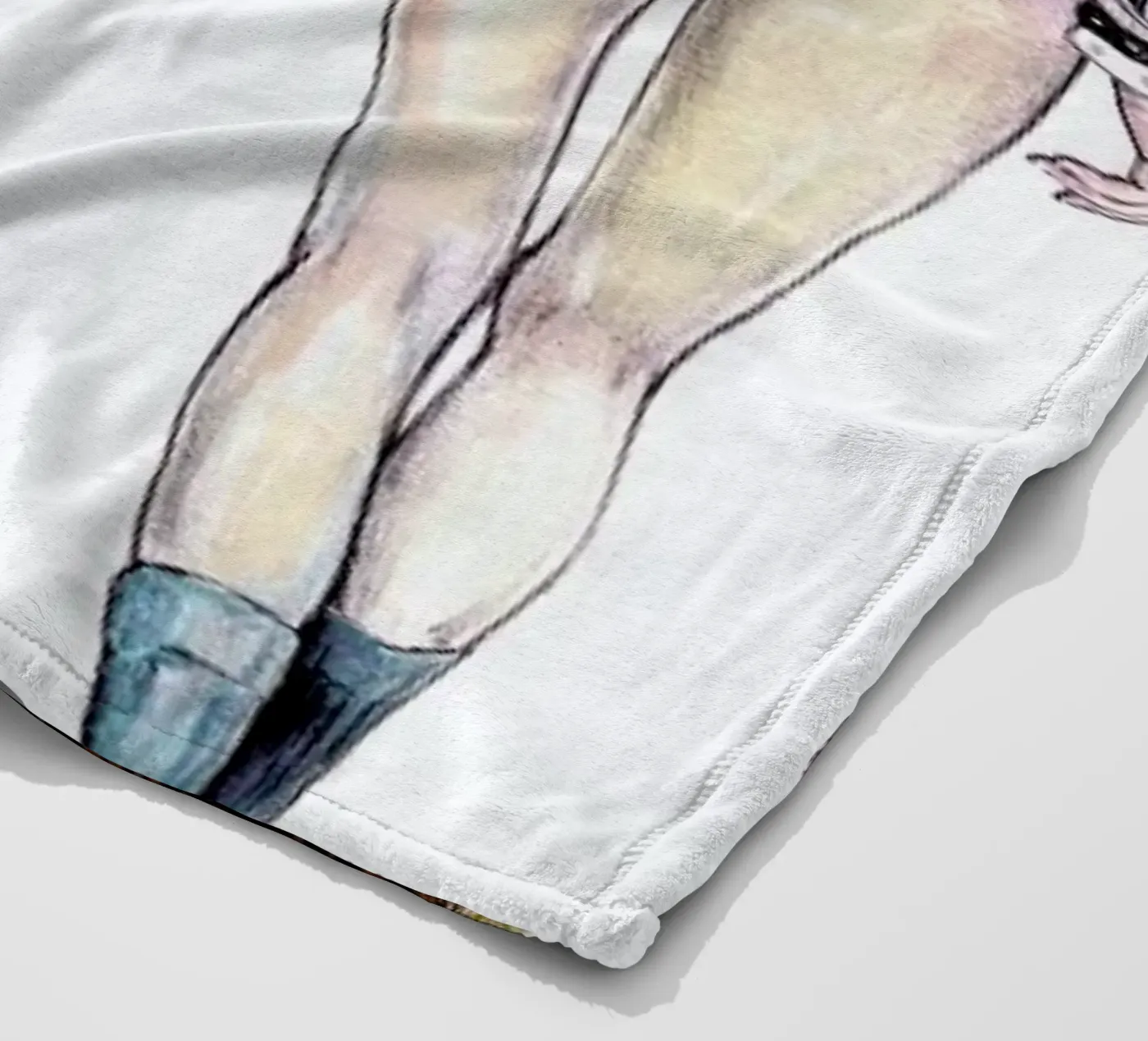 Models Falling 3 coperta in pile da Meegan Barnes