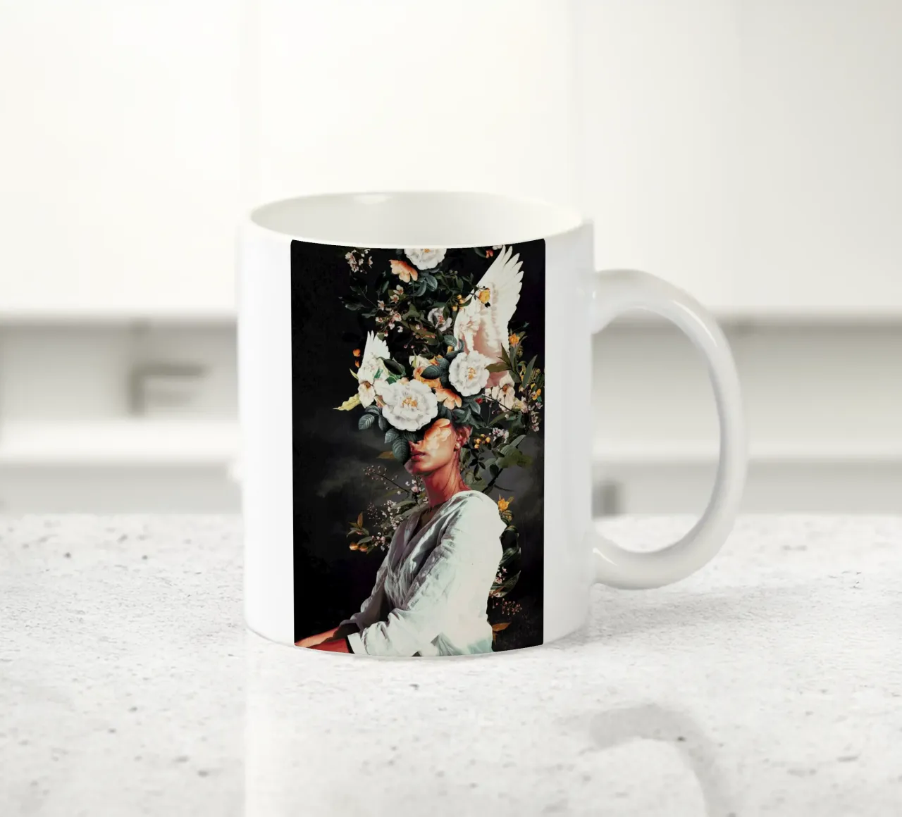 The Last Portrait Of Penelope tazza in ceramica da Frank Moth