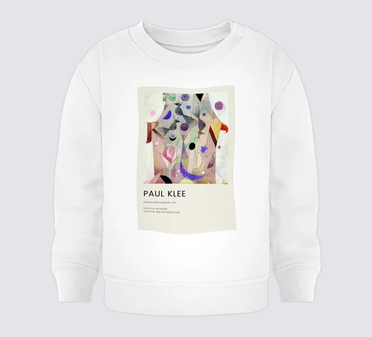 Klee - Persian Nightingales baby sweatshirt by Vintage by JUNIQE