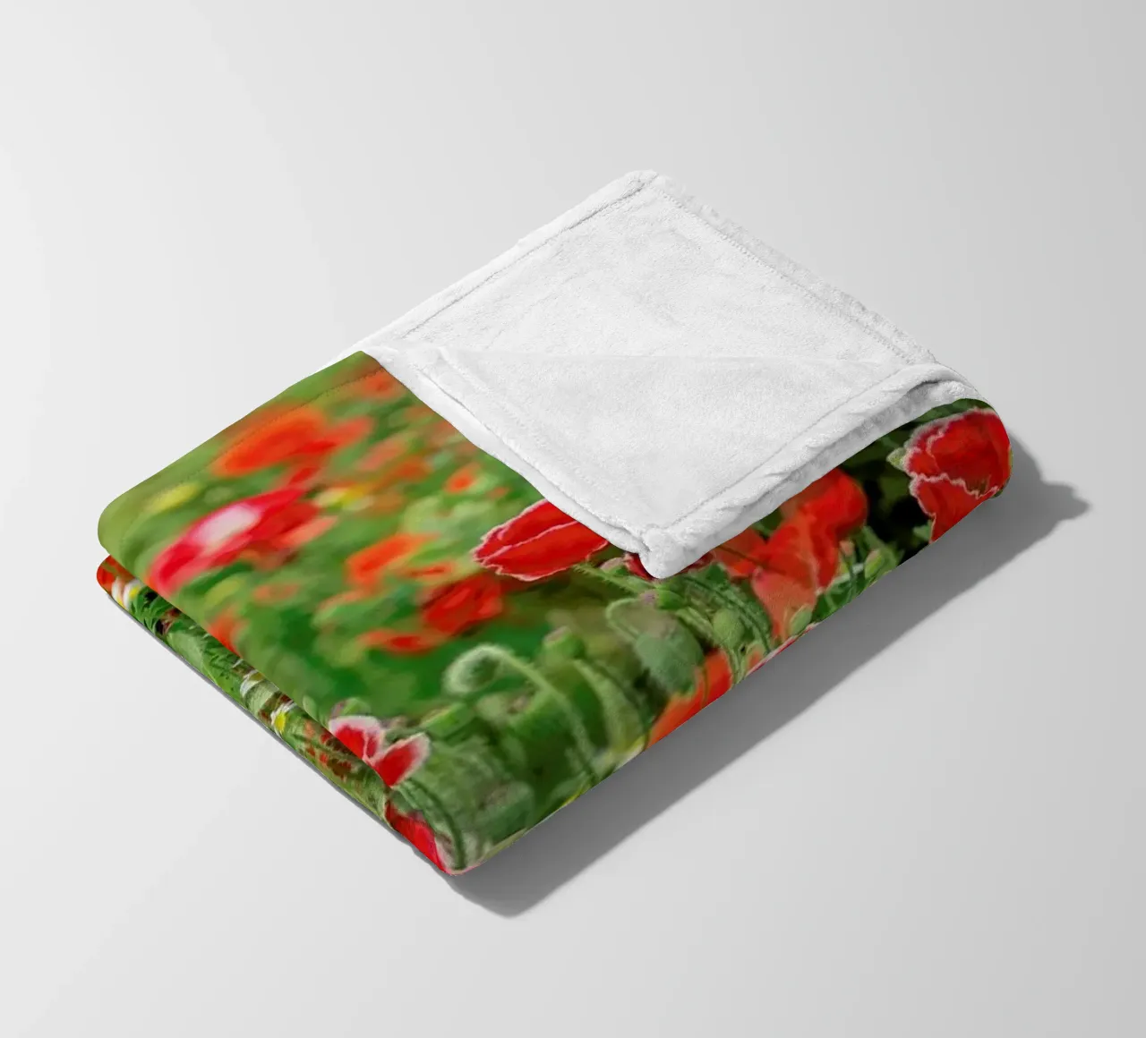 Mixed Red Poppyfield coperta in pile da Curious Collections by Marielle Leenders