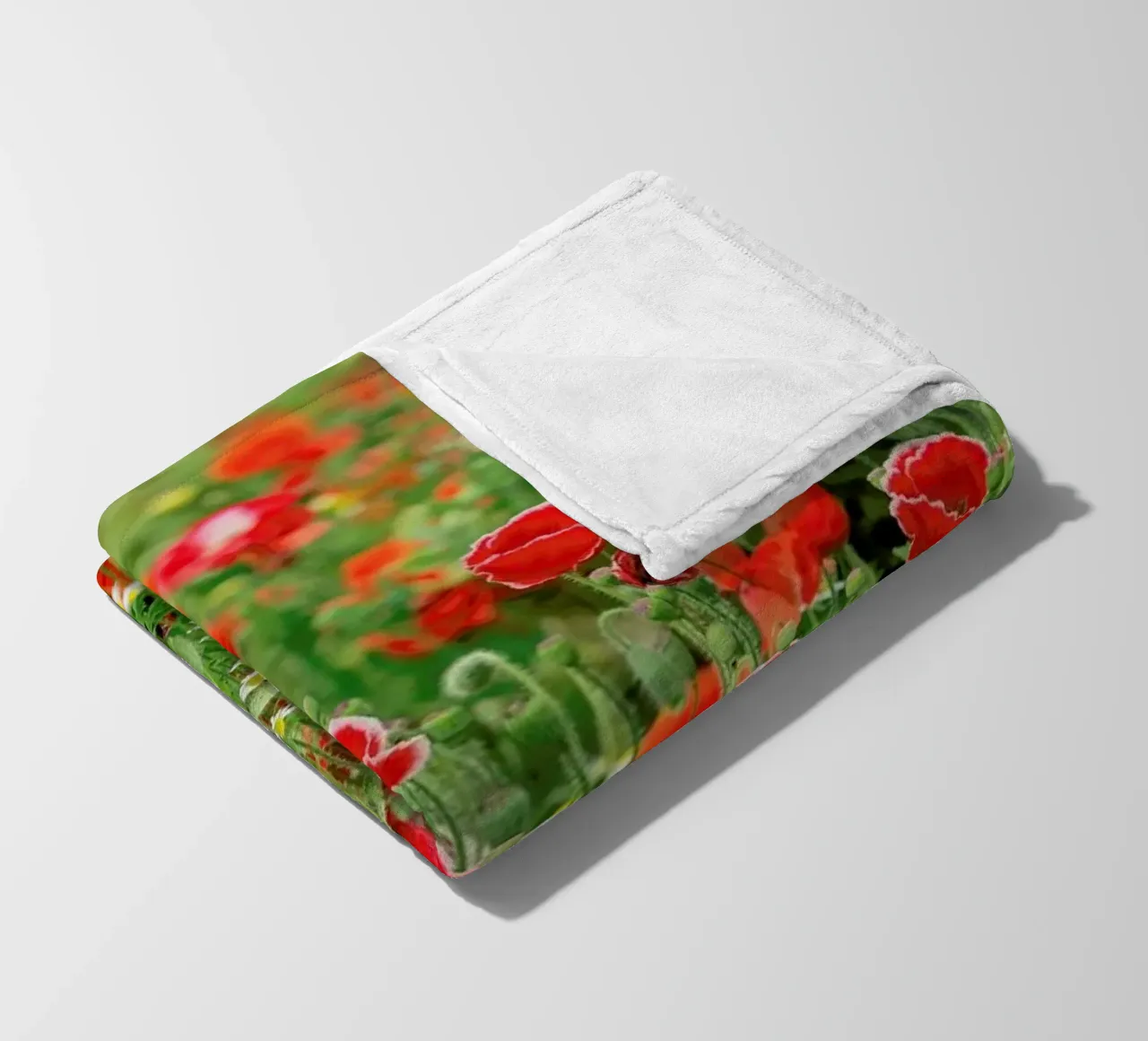 Mixed Red Poppyfield coperta in pile da Curious Collections by Marielle Leenders