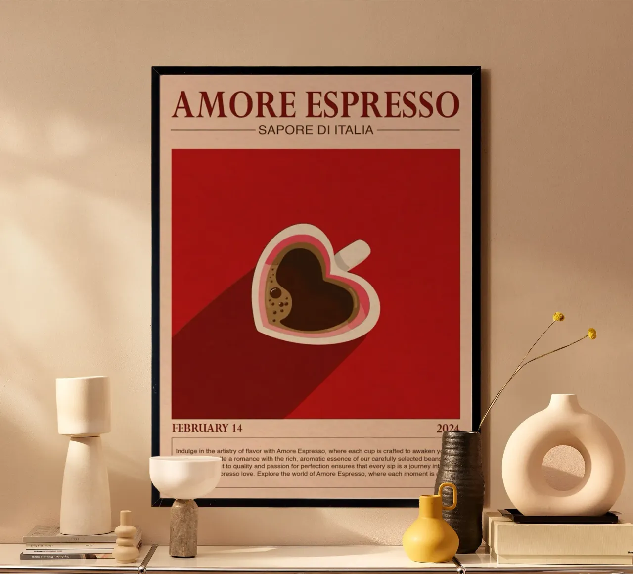 Amore Espresso poster da cosmos studio