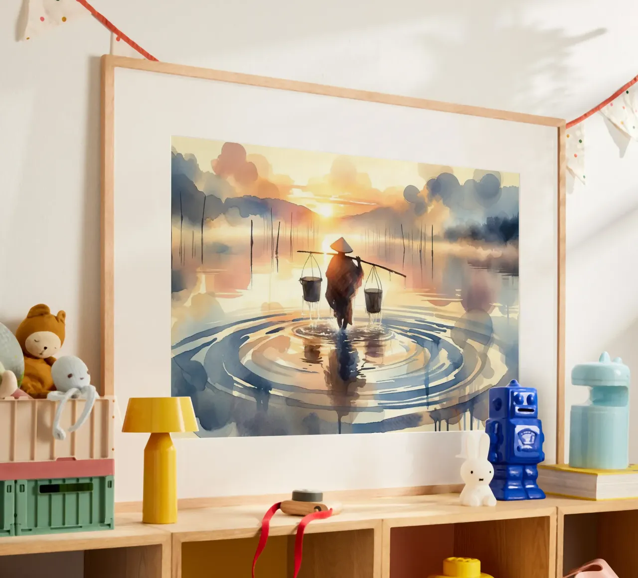Riflessioni mattutine Viaggio poster da Chromatic Fusion Studio