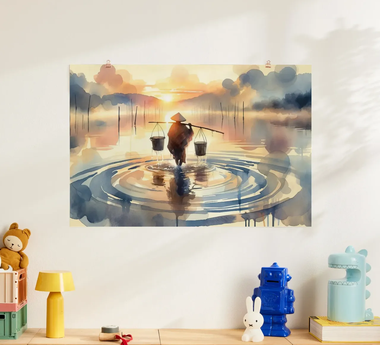 Riflessioni mattutine Viaggio poster da Chromatic Fusion Studio