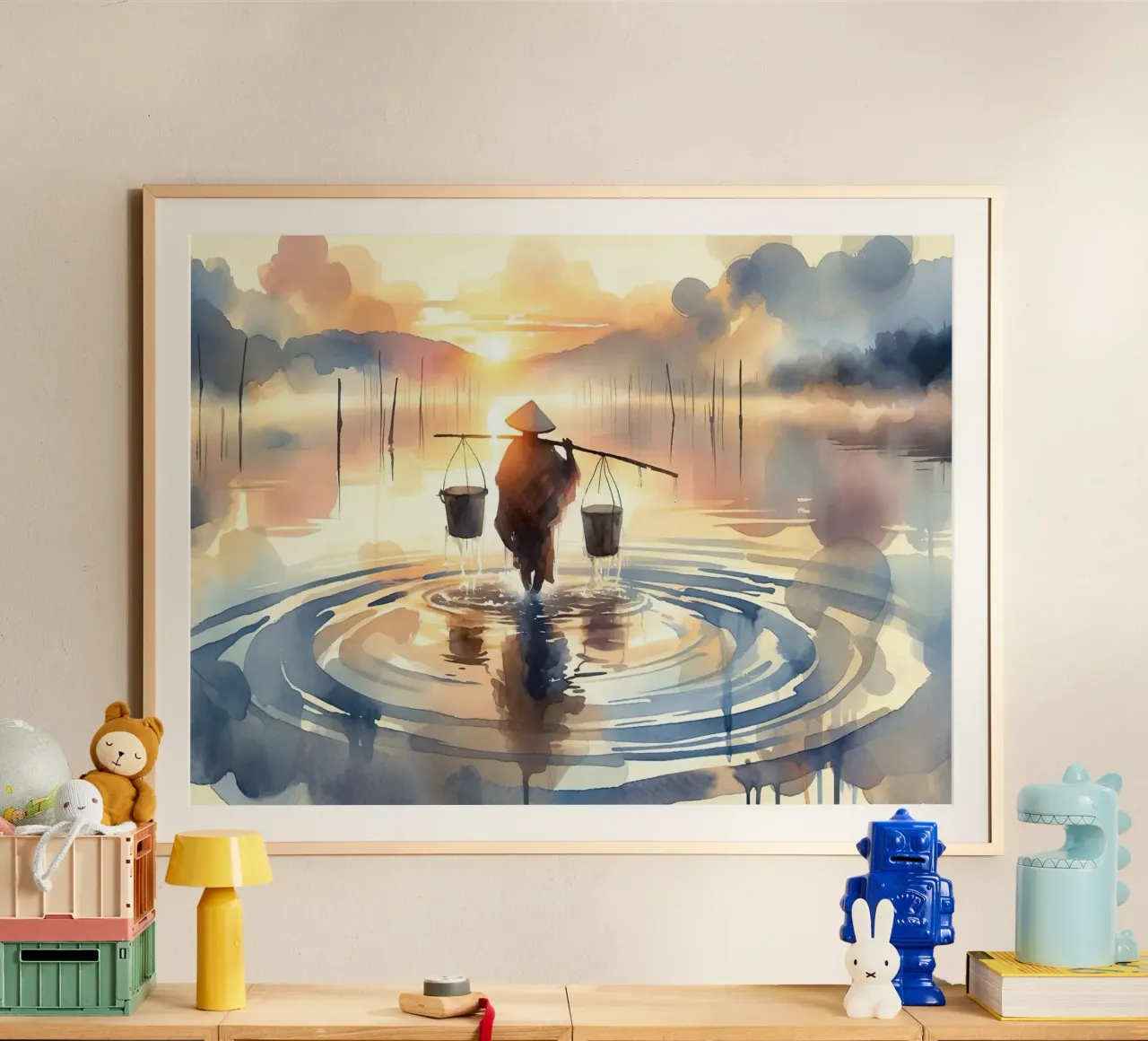 Riflessioni mattutine Viaggio poster da Chromatic Fusion Studio