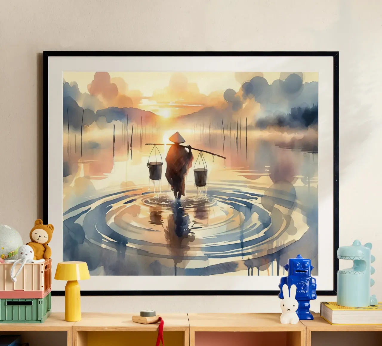Riflessioni mattutine Viaggio poster da Chromatic Fusion Studio