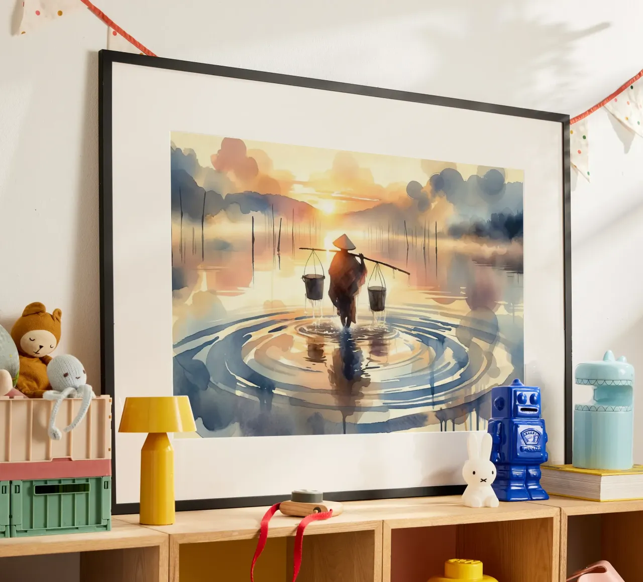Riflessioni mattutine Viaggio poster da Chromatic Fusion Studio