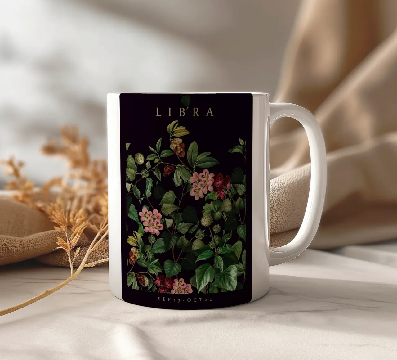 LIBRA ceramic mug by burcukorkmazyurek