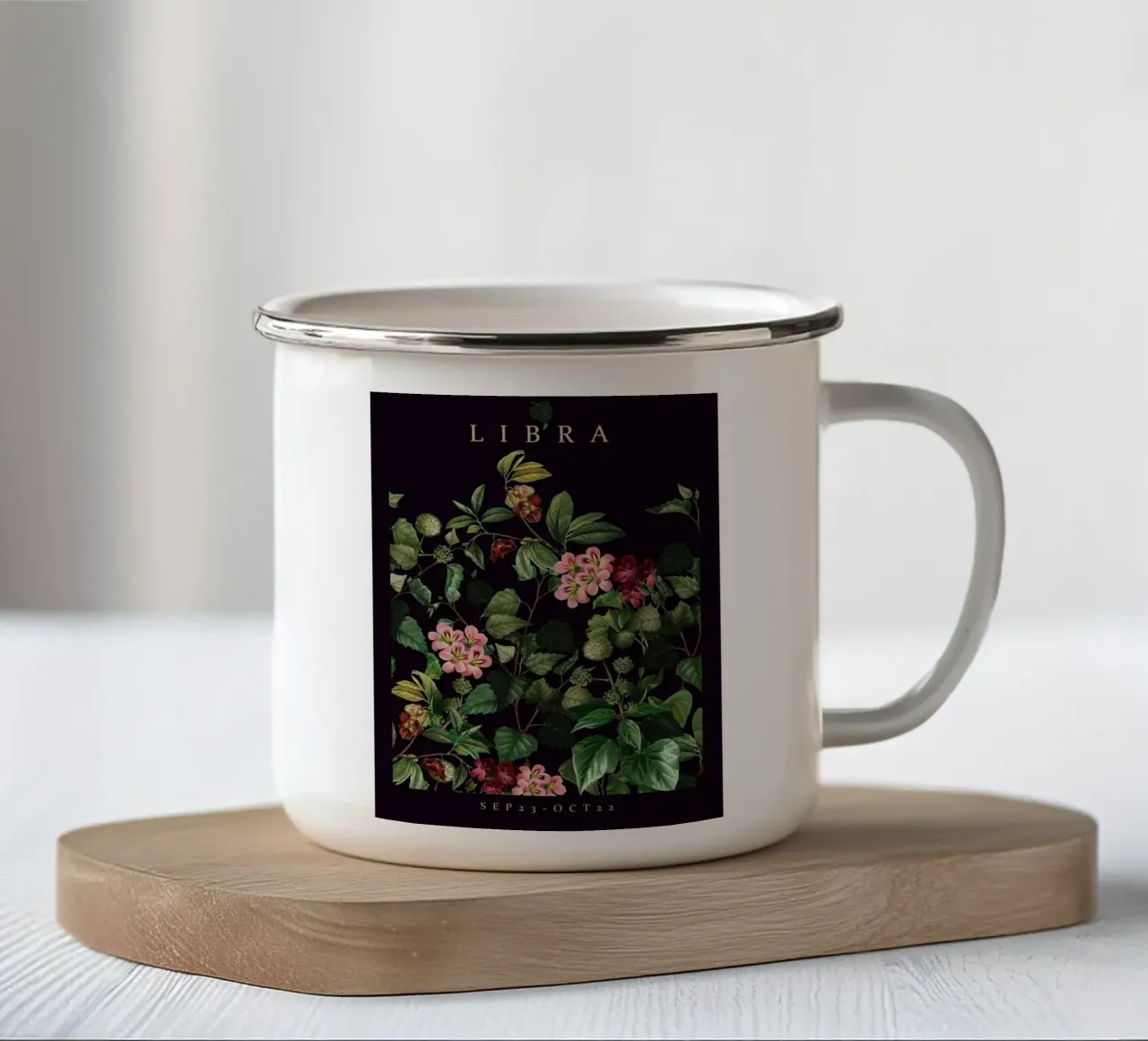 LIBRA tazza in smalto da burcukorkmazyurek