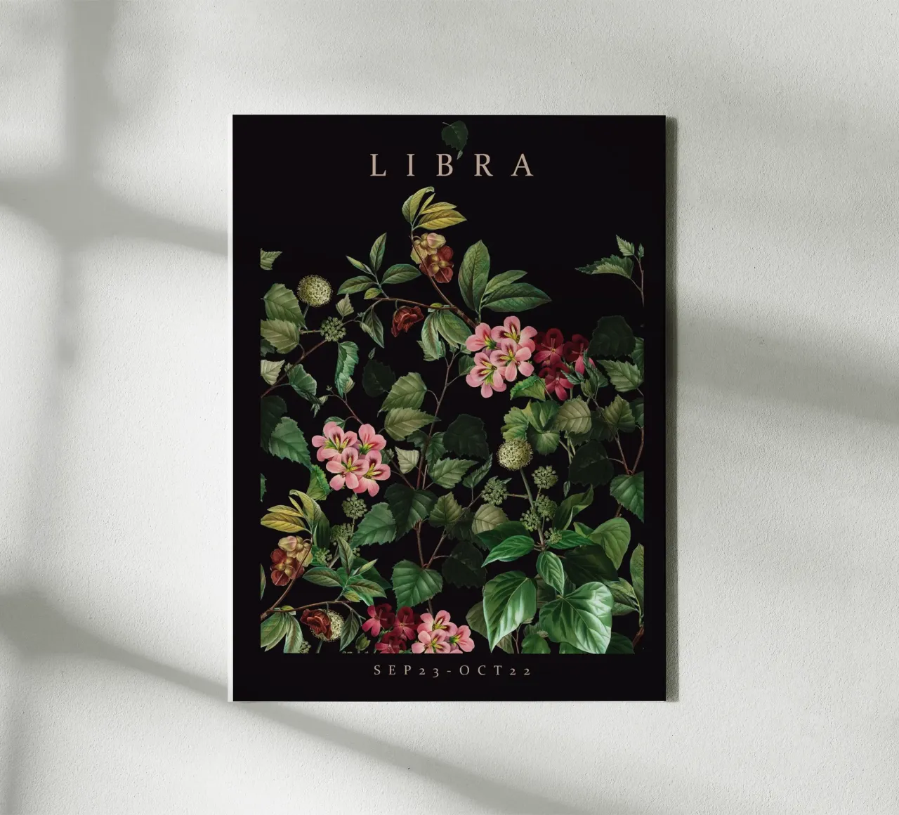 LIBRA canvas with Floater frame by burcukorkmazyurek