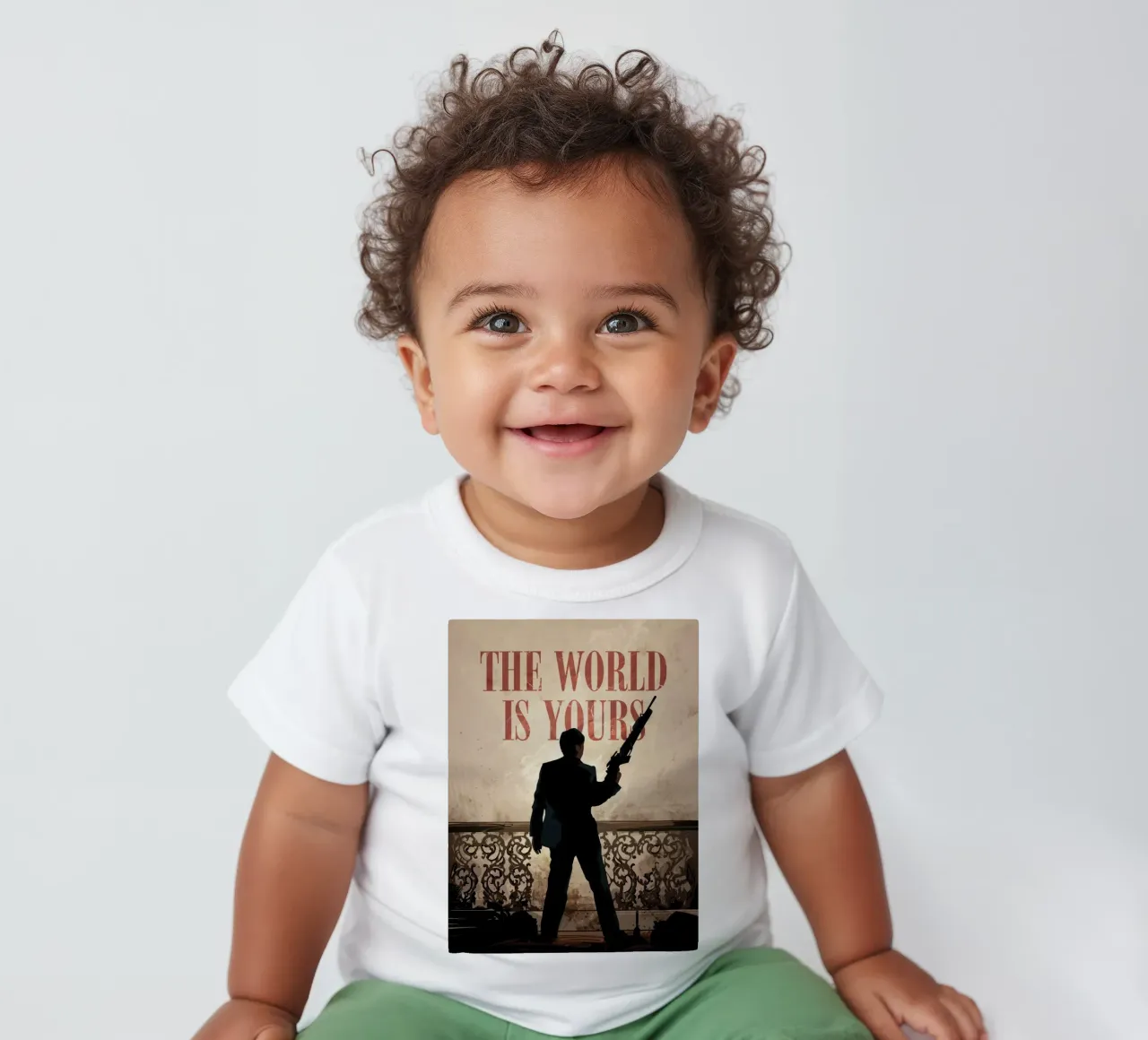 Scarface baby t-shirt by nabakumov