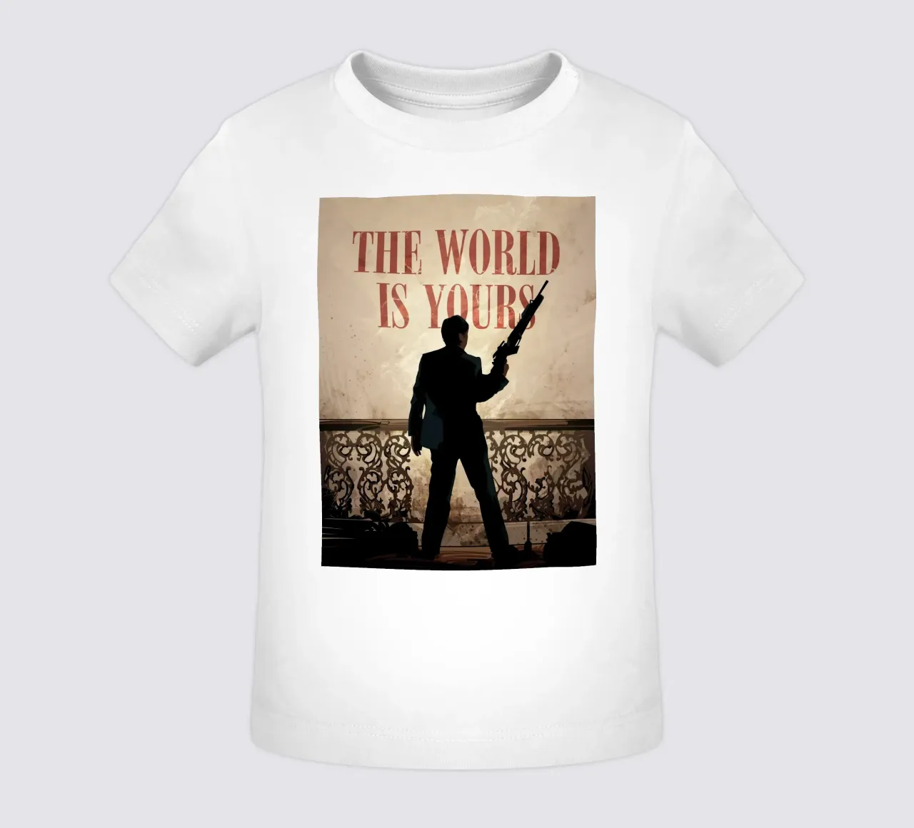 Scarface baby t-shirt by nabakumov