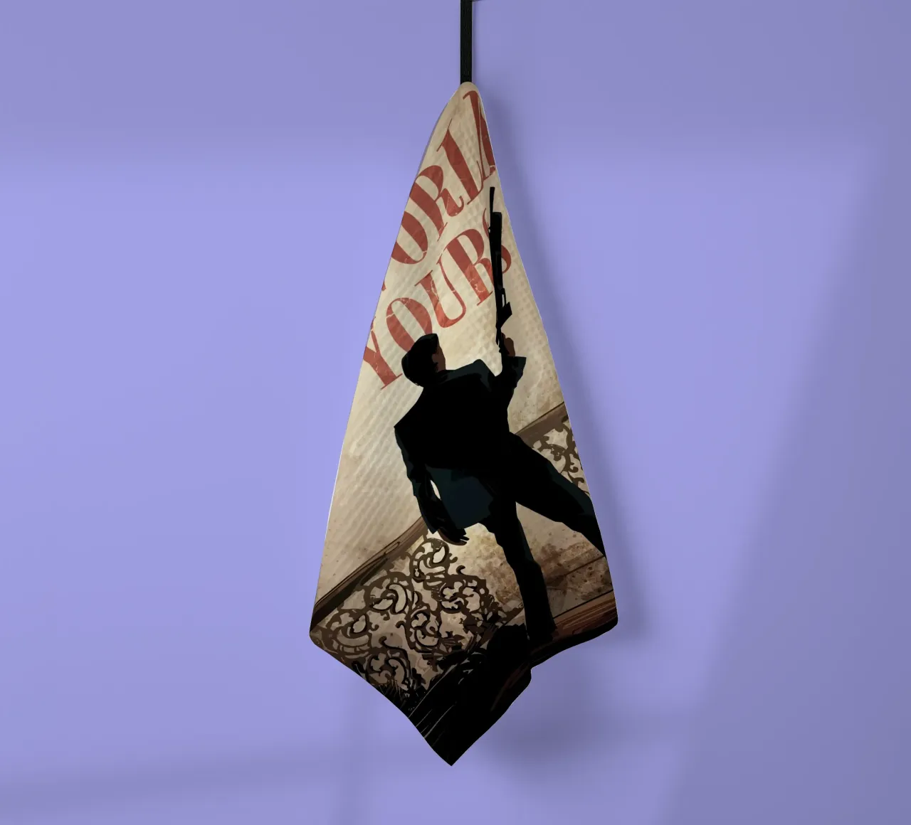 Scarface tea towel by nabakumov