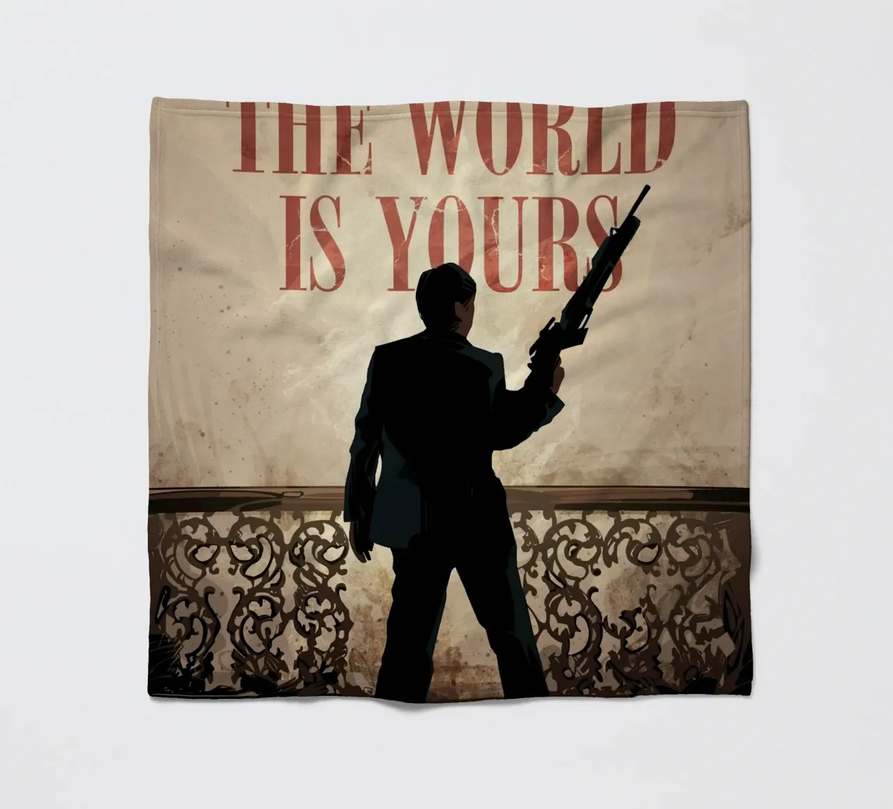 Scarface fleece blanket by nabakumov