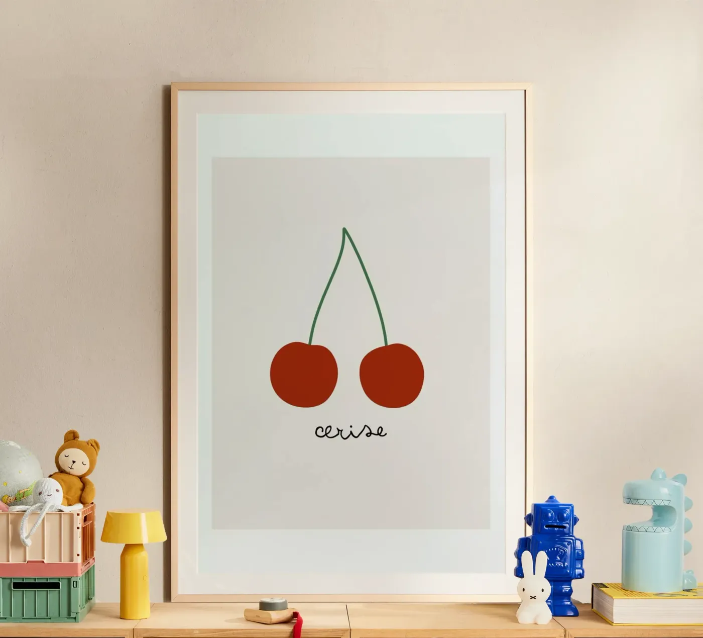 Cerise poster by Mottos by Sinan Saydik