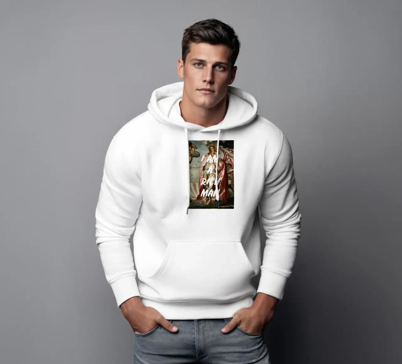 Venus - FEMINIST ART - I AM A RICH MAN hoodie by GraceDigitalArtCo