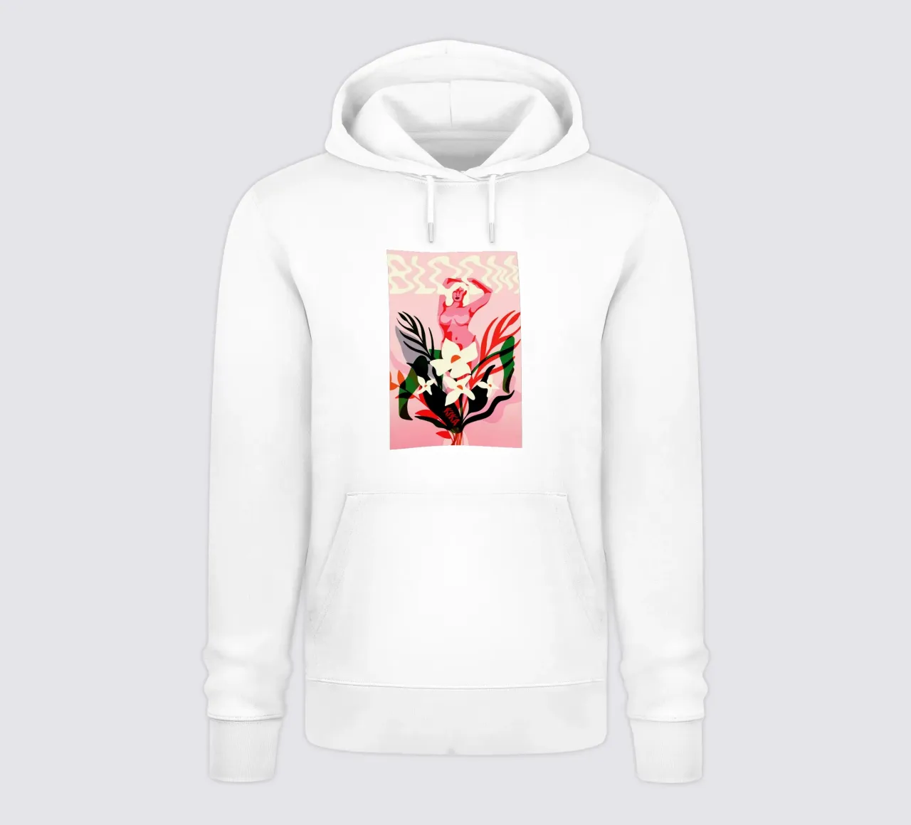 Bloom felpa con cappuccio da Kika illu