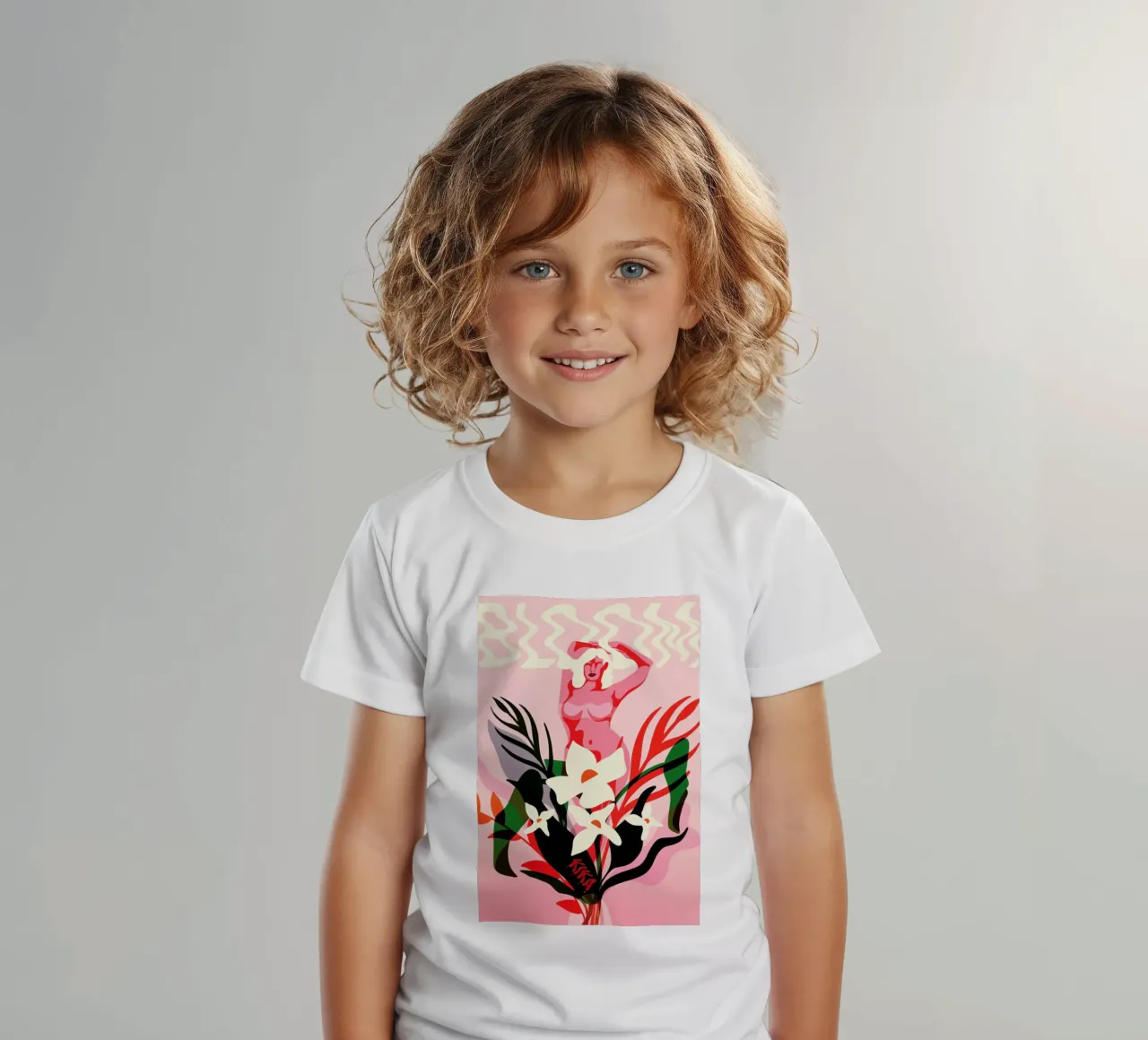 Bloom t-shirt bambini da Kika illu