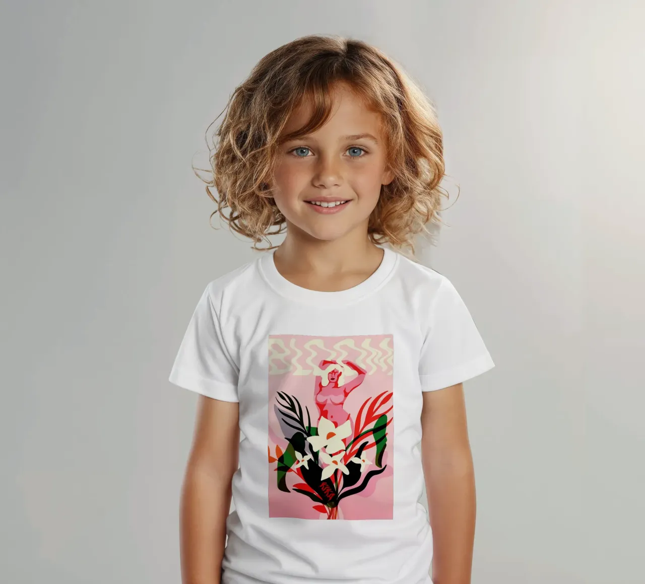 Bloom t-shirt bambini da Kika illu