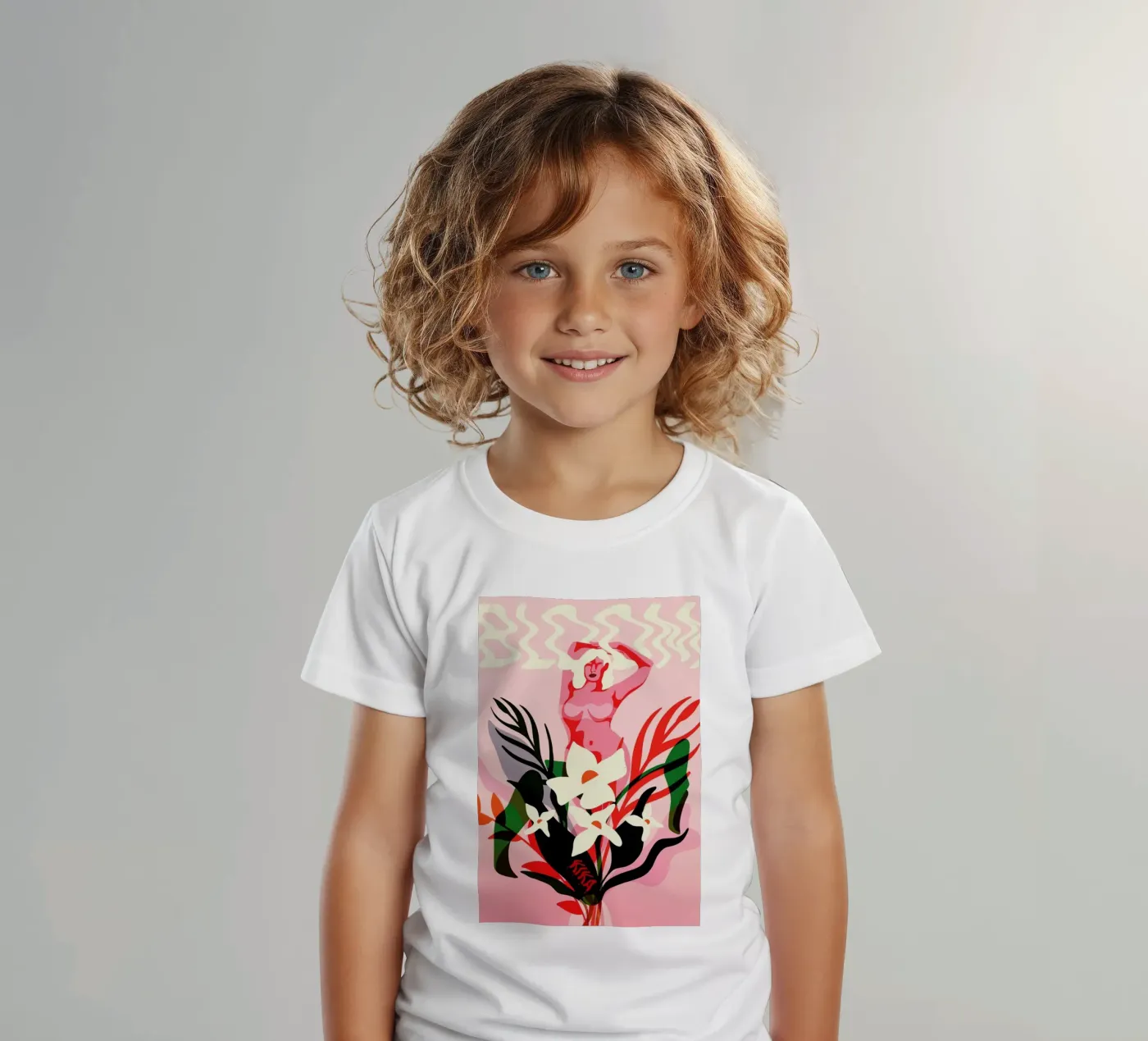 Bloom kinder t-shirt van Kika illu