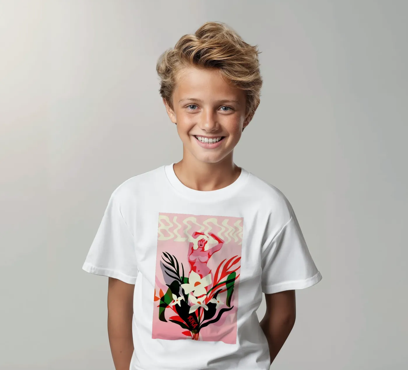 Bloom kinder t-shirt van Kika illu