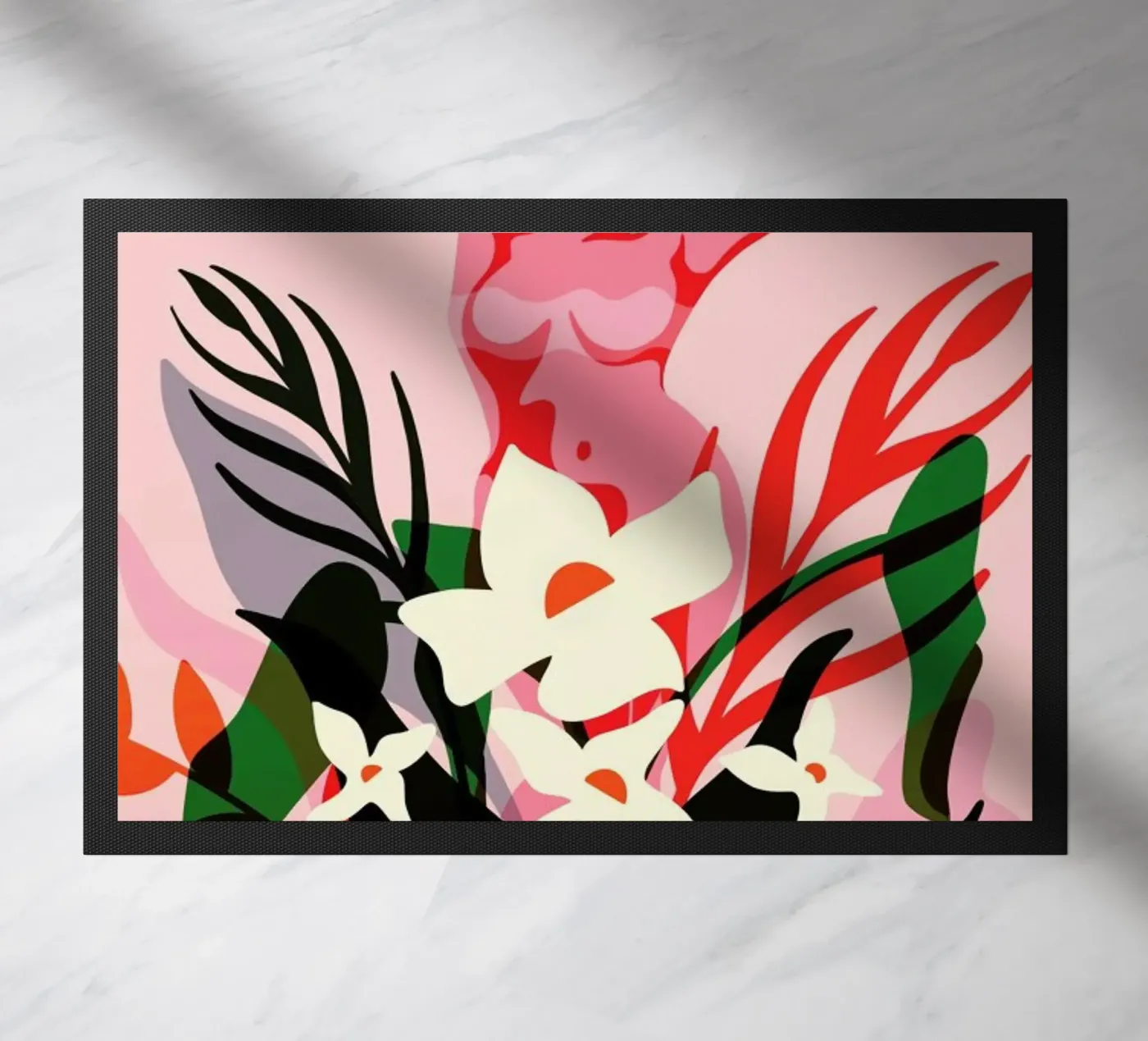 Bloom deurmat van Kika illu