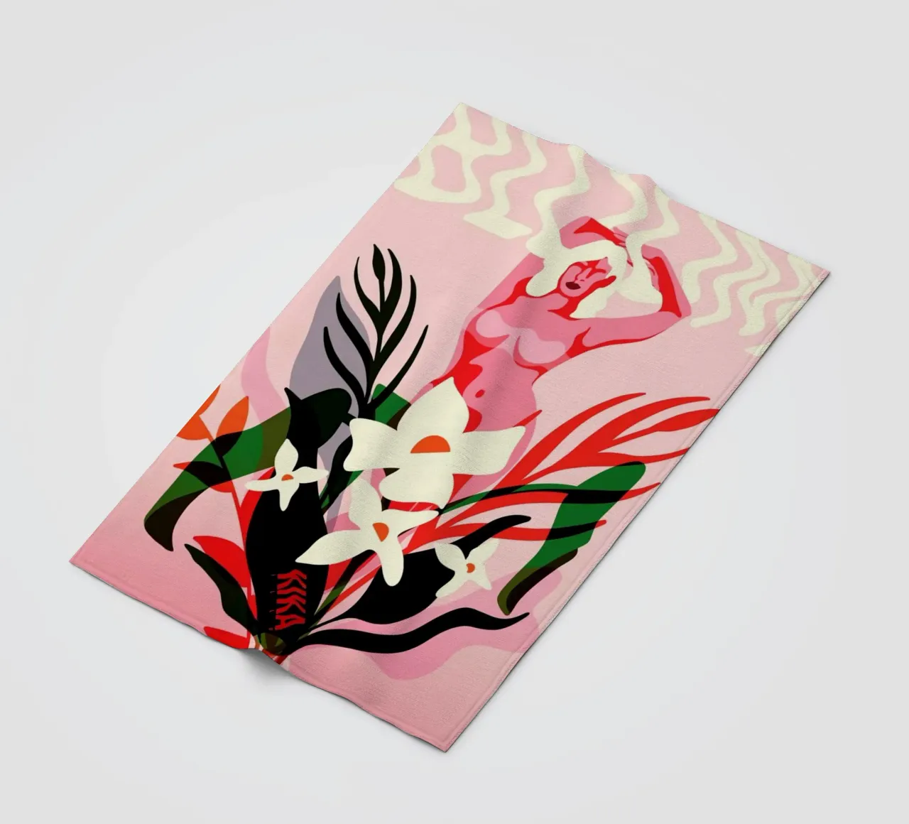 Bloom Fleecedecke von Kika illu