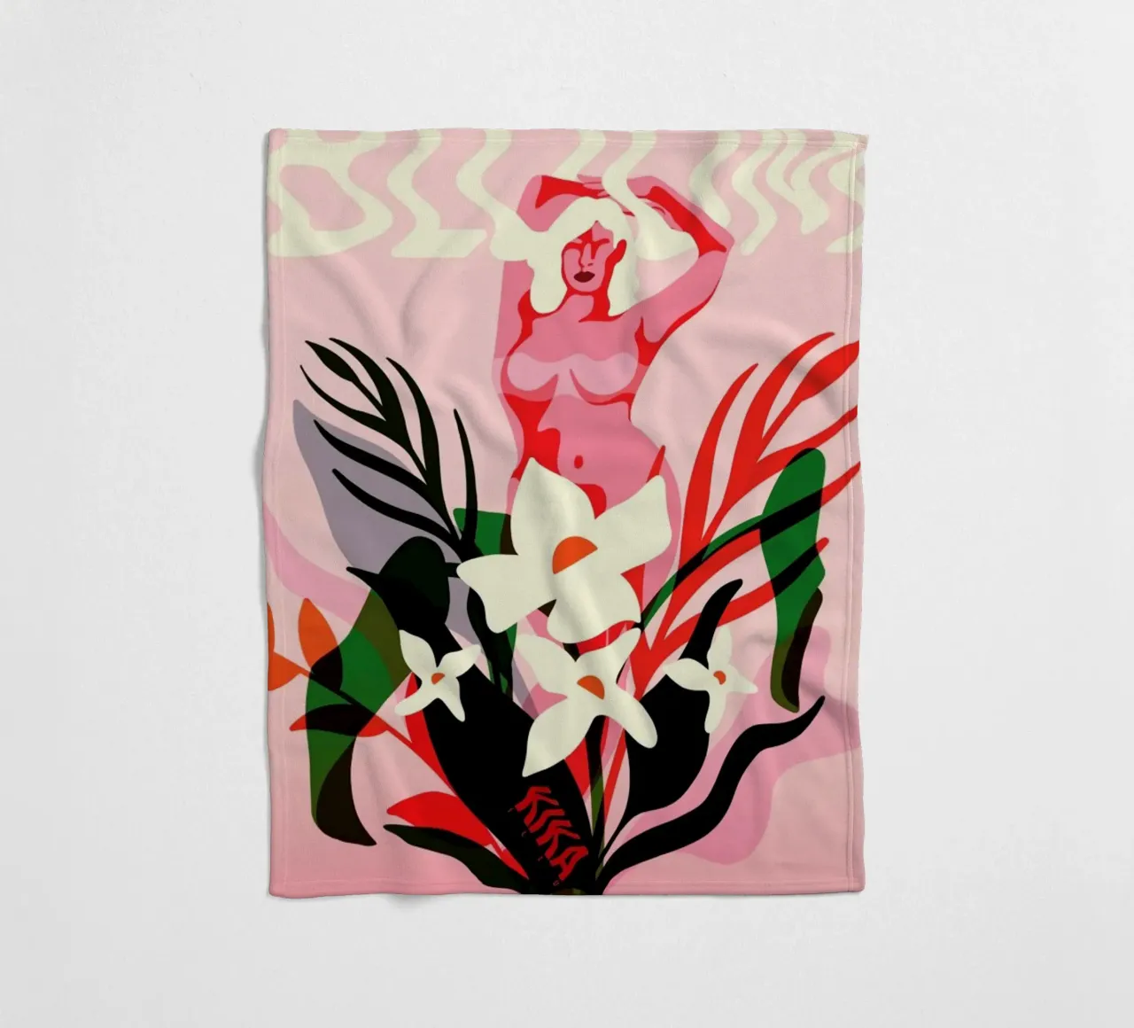 Bloom Fleecedecke von Kika illu