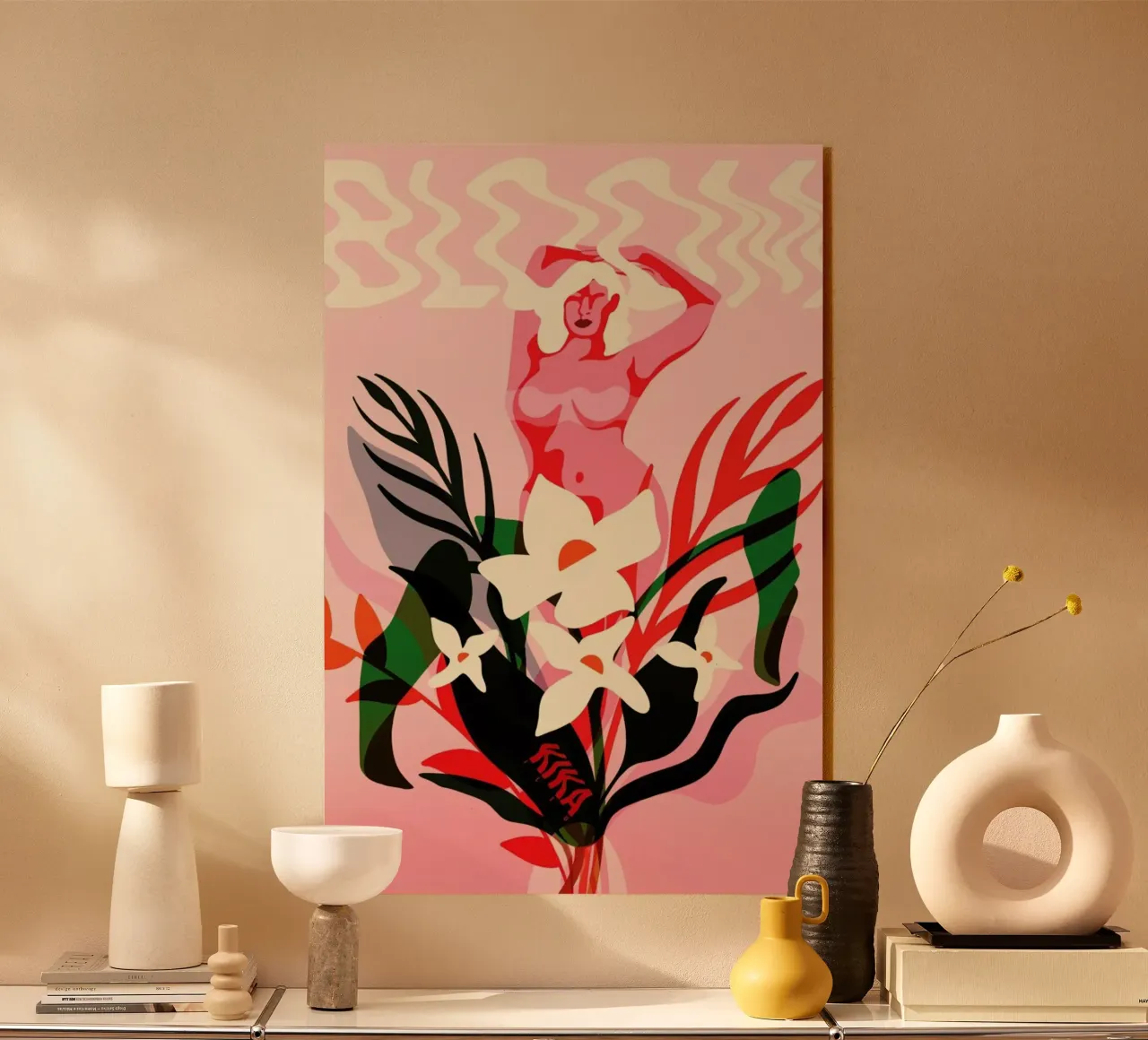 Bloom plexiglass da Kika illu