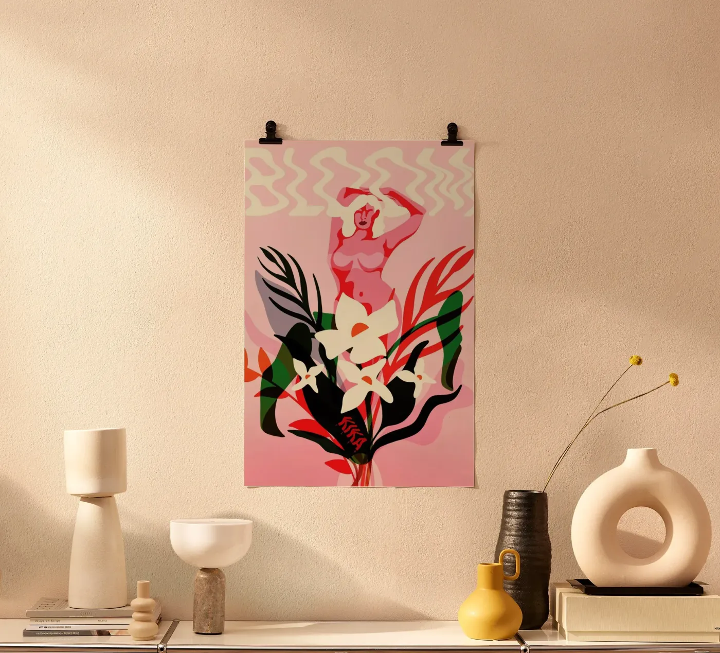 Bloom Poster von Kika illu