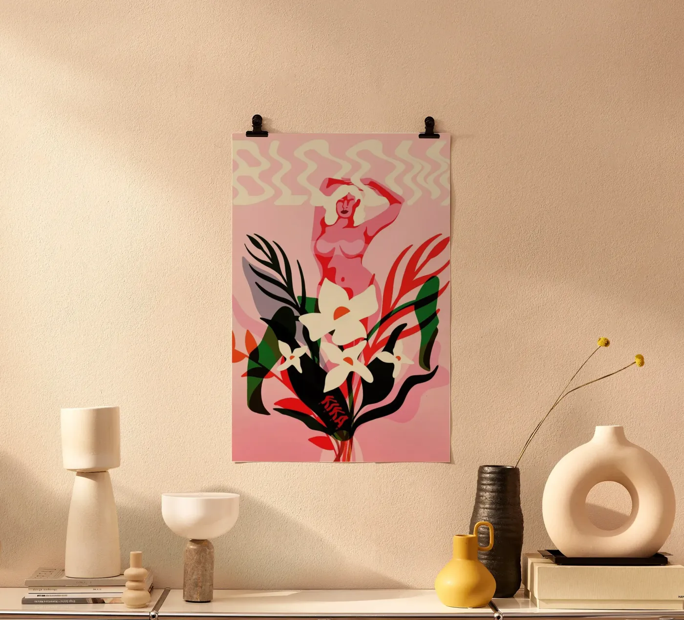 Bloom Poster von Kika illu