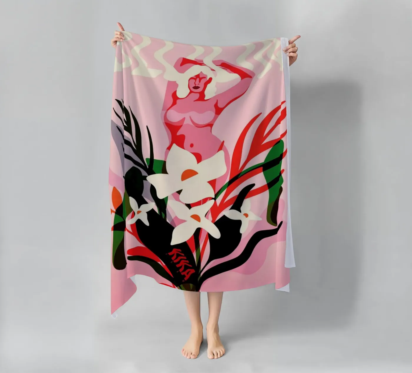 Bloom Strandtuch von Kika illu