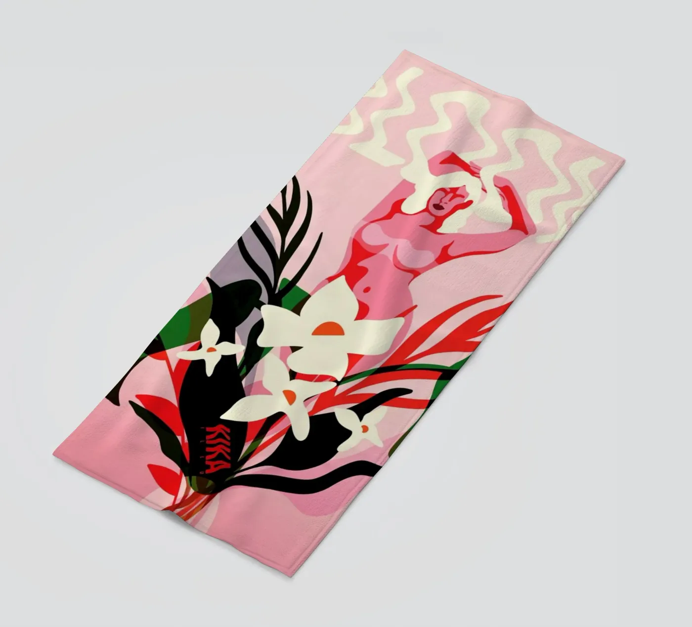 Bloom Strandtuch von Kika illu